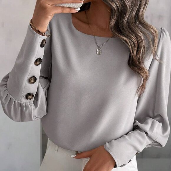 Long Sleeve Button Classic Casual Shirt NWT - Picture 4 of 6